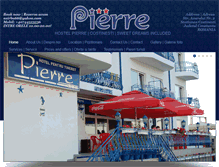 Tablet Screenshot of hotelpierre.ro