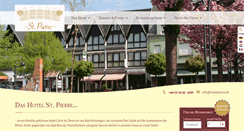 Desktop Screenshot of hotelpierre.de