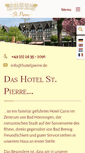 Mobile Screenshot of hotelpierre.de